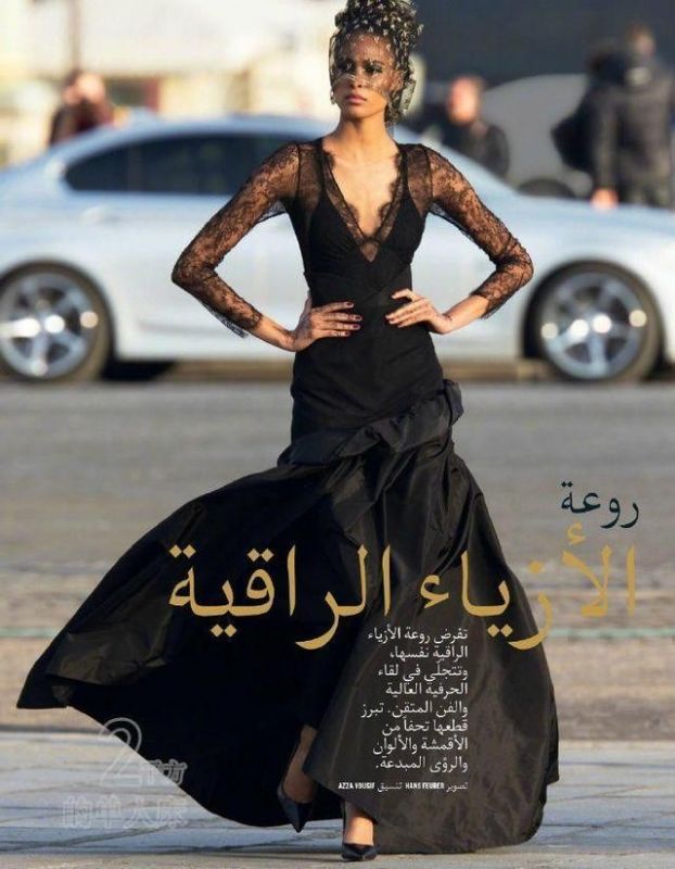 阿拉伯人完美诠释穿高定礼服走在大街上是什么感觉
